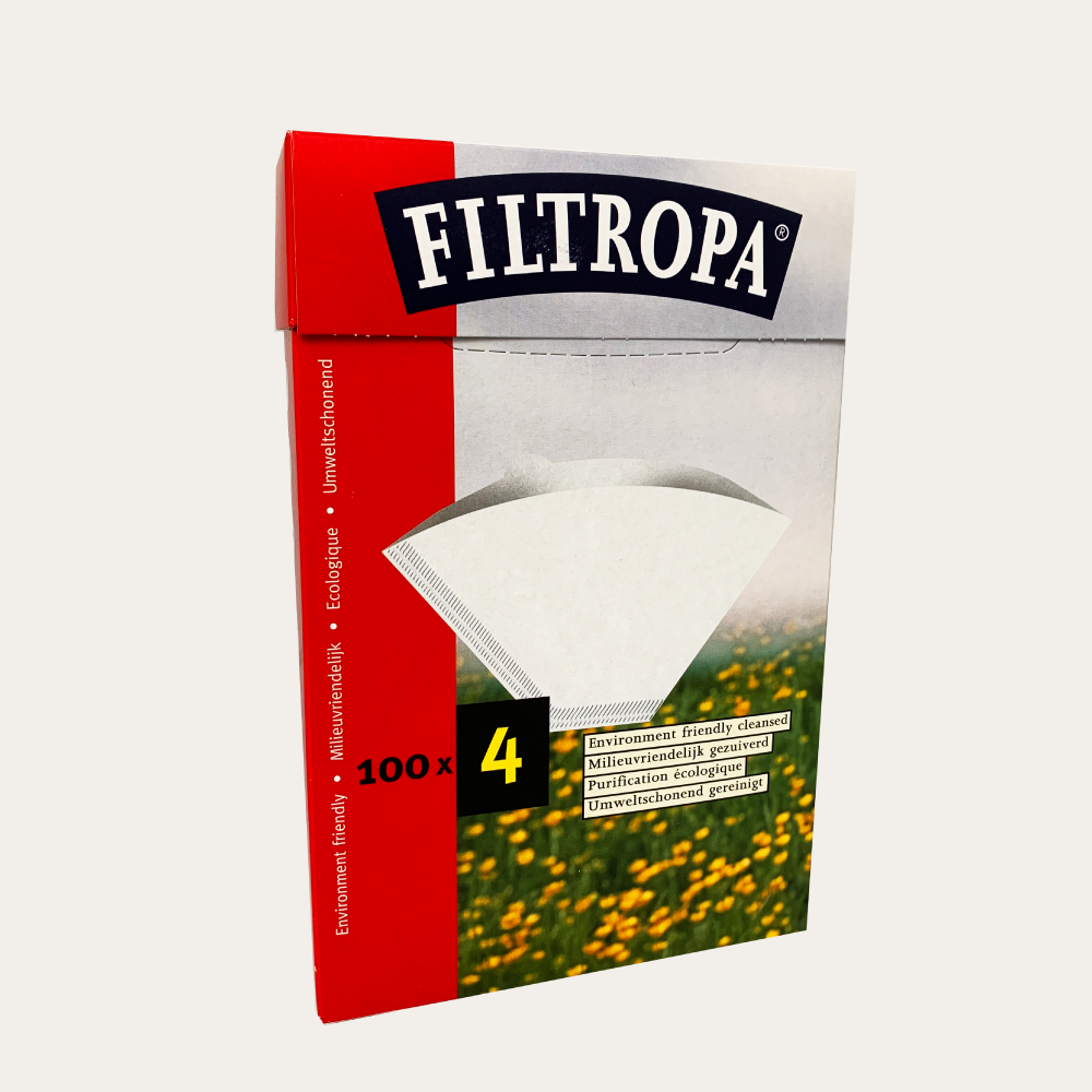 Filtropa Coffee Paper Filter 100 Pack Size 4 23 Degrees Coffee filtropa-coffee-paper-filter-100-pack-size-4-23-degrees-coffee