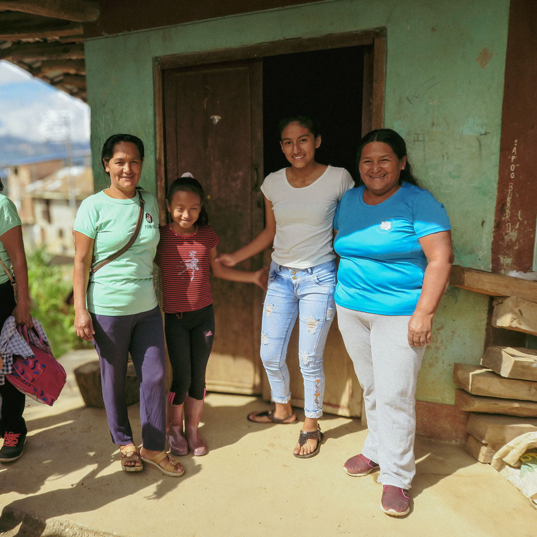 at home at Sebastiana - coffee farmer of Cafe Femenino