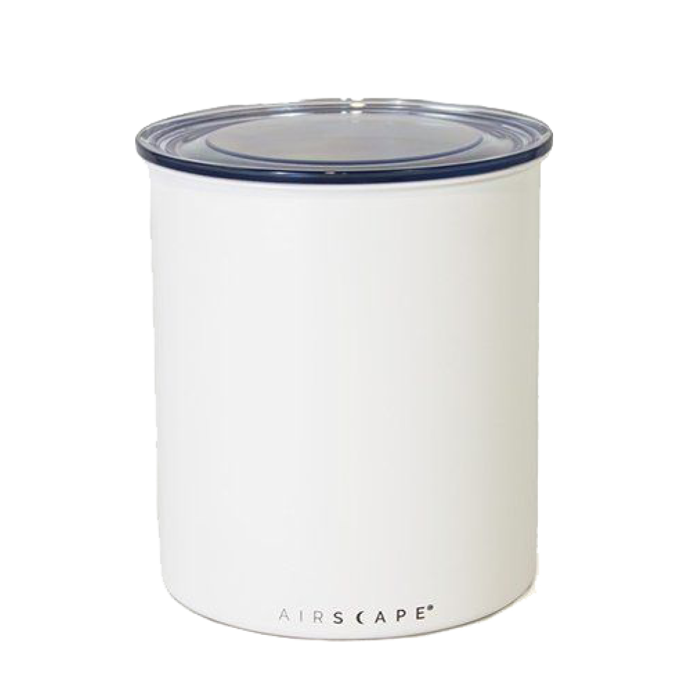 Coffee Bean Storage Container | Large | 1kg | Matte Chalk White