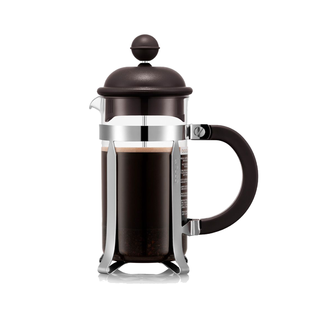 Coffee Plunger in black, 350ml size, brewing capacity 330ml.