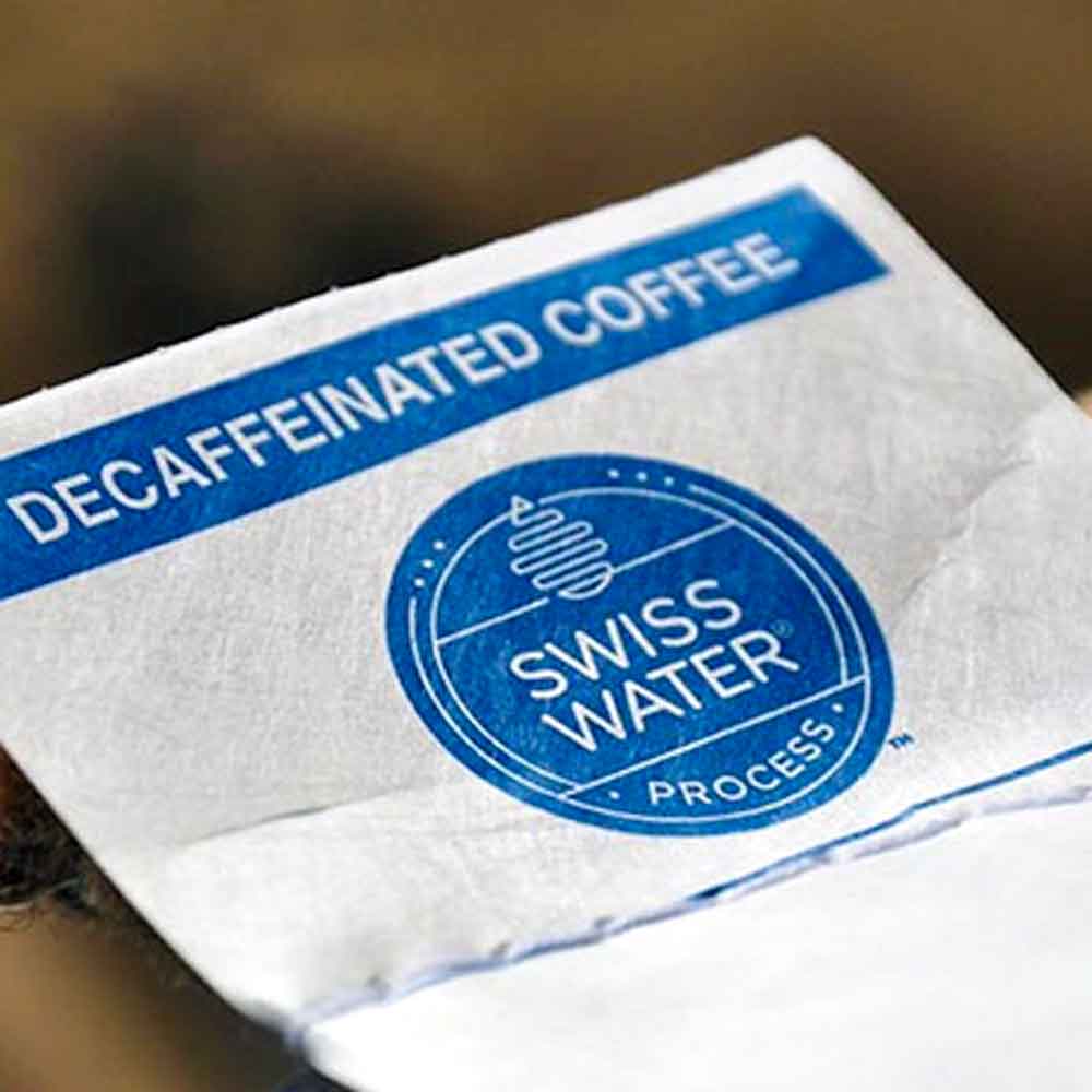 organic decaffeinated coffee swisswater process