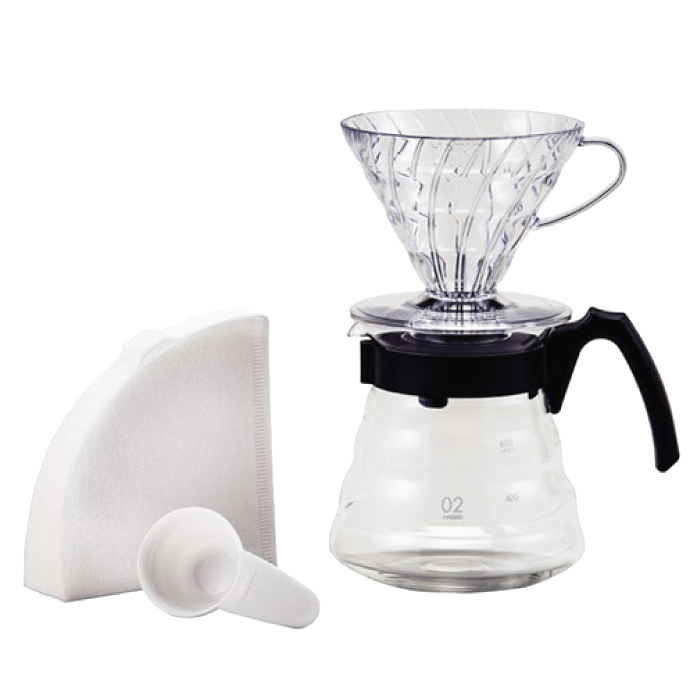 hario v60 coffee brewing kit