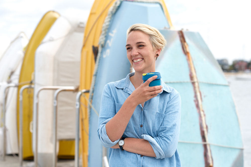 Glass KeepCup, the reusable cup. Better for the planet.