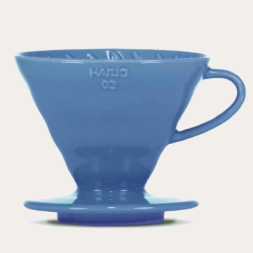 Blue Dripper Hario V60 Coffee Dripper | Ceramic | Blue – 23 Degrees Coffee Roasters